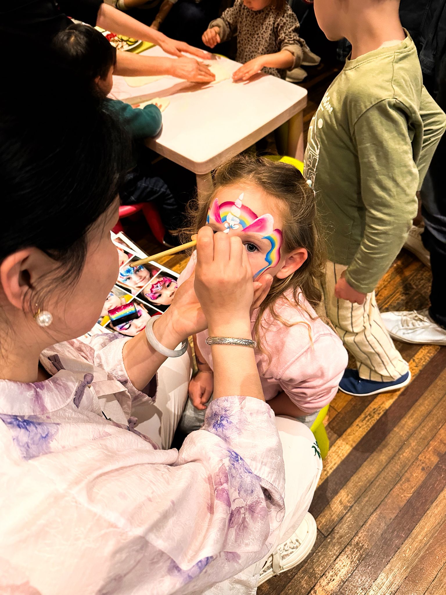 kinderschminken einhorn