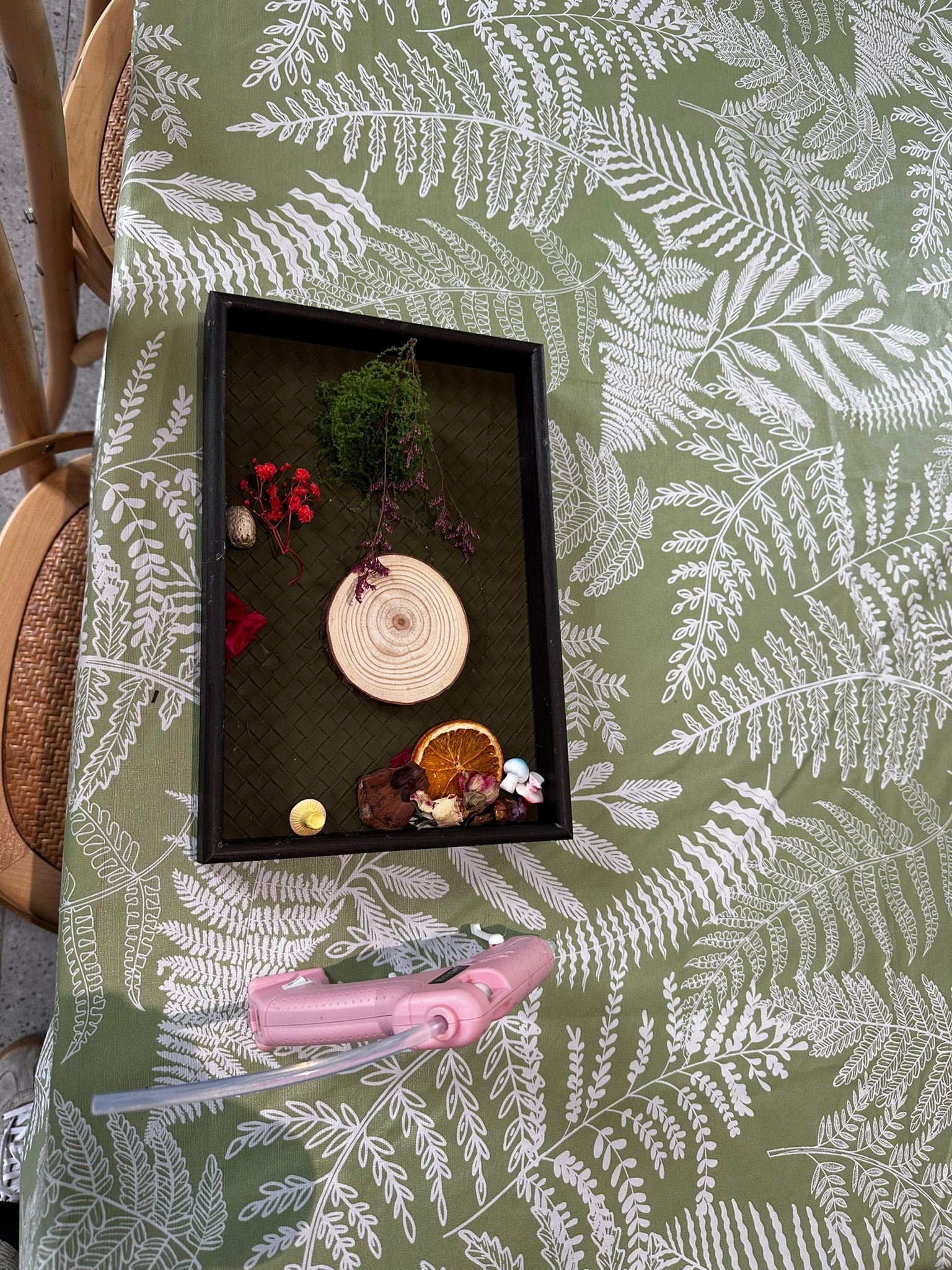 Stoffmarkt statt Fussl, Schwammerl statt Pilze und Dumplings mit Prosecco mushroom park9