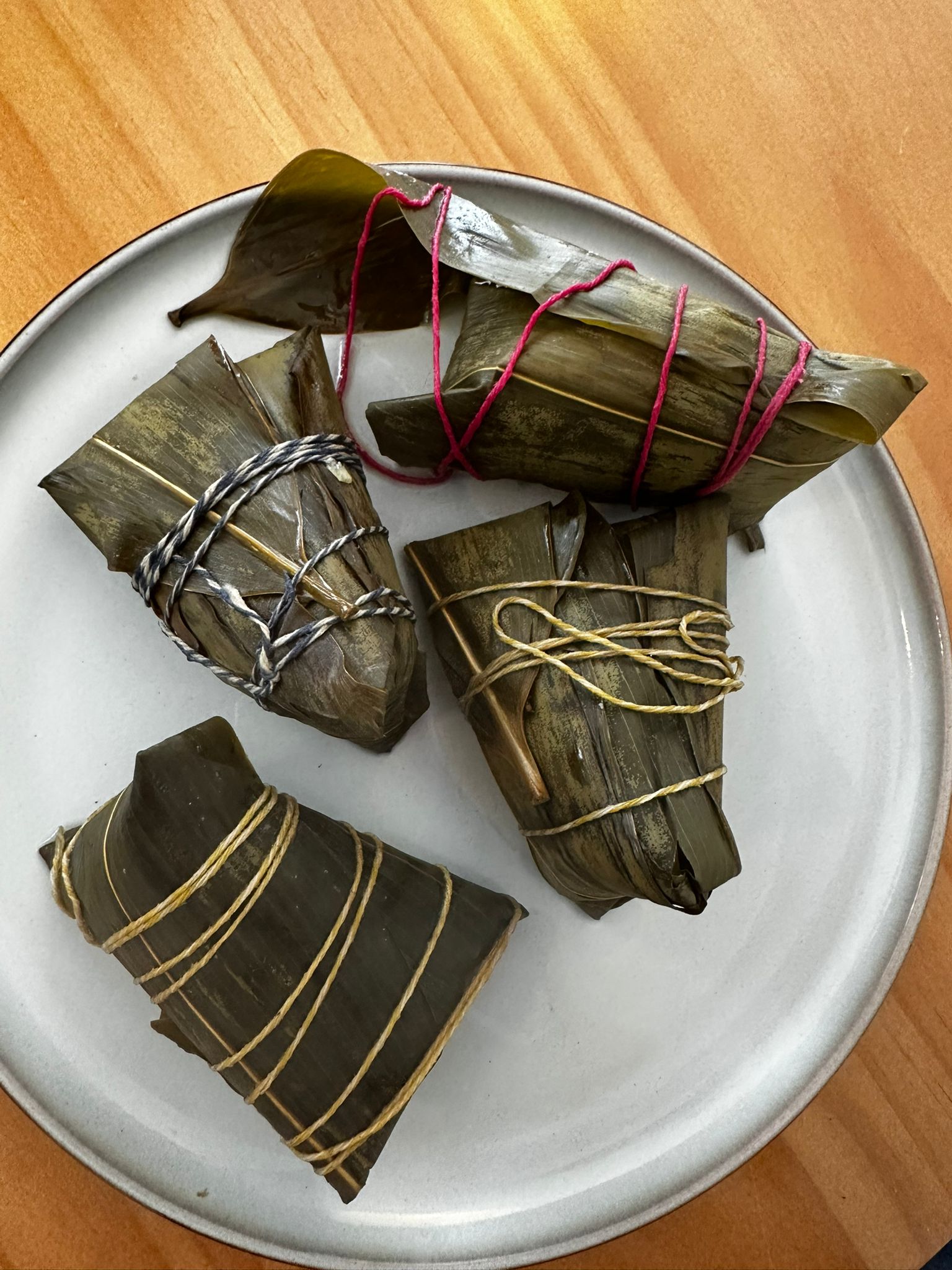 Stoffmarkt statt Fussl, Schwammerl statt Pilze und Dumplings mit Prosecco zongzi2